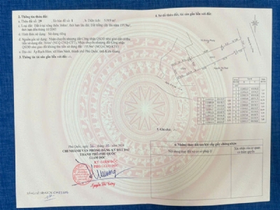 🔥 Bán 519,9m² đất Rạch Hàm, 306m² ONT, gần chợ Hàm Ninh, gần biển, mặt đường lớn